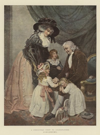 Una visita navideña al abuelo de John Raphael Smith
